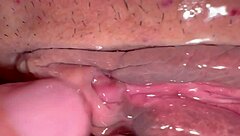 Amateur Shaved Pink Pussy Closeup 172 Days Post Virginity Loss