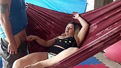 Fucking Naughty Big Ass Latina Doggystyle Outdoors