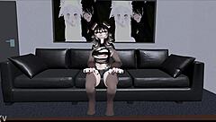 VRChat furry amateur erotic roleplay session