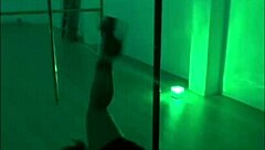 pinay stripteases in heels ripping clothes on pole