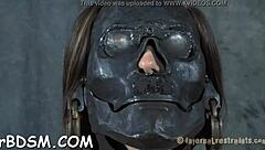 prod shocks bound chick's milk cans and shaved pussy