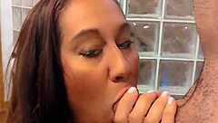 Savage Sarah Smiles Sucking Hubby's Huge Cock Deep