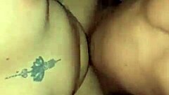 Sexy Brazilian milf creampied in new year fuck