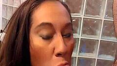 Savage Sarah Smiles Sucking Hubby's Huge Cock Deep