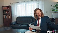 Thick BBW office sluts Sarah Arabic & Karla Lane share boss cock 😈🍆