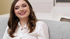 brunette art nude model monika may casting interview