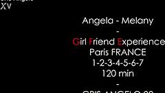 Two girls share one cock in wild Paris threesome