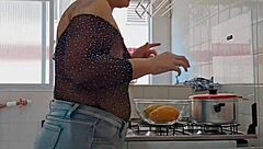 live shorts shoved deep in tight ass play