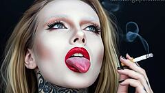 wanna smoke while i tease your fetish lips?