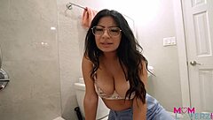 NASTY MILF RIDES HARD COCK!