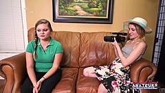 lauren and pixie rim lick suck cock swallow cum