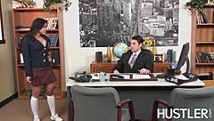 Banging Latina Adrianna Luna In Principals Office