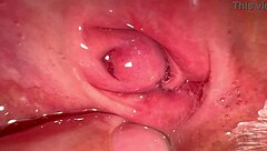 Amateur Shaved Pink Pussy Closeup 172 Days Post Virginity Loss