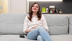 brunette art nude model monika may casting interview