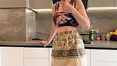 Cheating Fuck With Stupid Russian Girlfriend In Kitchen Raw!