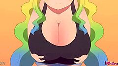 lucca's massive cock slides between my big wet tits for cumshot