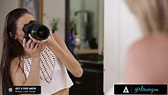 photographer passionately fucks model after nude shoot