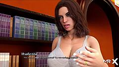 college girlfriend game turns into naughty comic porn story?