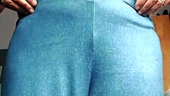 granny fucks her wild hairy pussy hard!