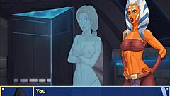 Orange Trainer Gropes Boobs During Dance Session 7