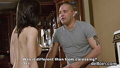 innocent natural cutie spreads trimmed pussy for raw defloration thrill