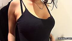 czech nympho teased in shop then drilled pov anal