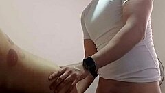 masajista fucks patients doggystyle then cums on asses
