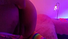 Chubby Maid's Huge Tits Vagina in Corset Fuck