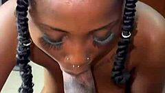 brown skin babe craves my big black cock deep in her shaved pussy.