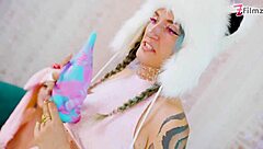 tattooed skinny sluts orgy with dildos costumes wild orgasms