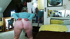 dawnskye1962 fingers hairy pussy to orgasm in pink panties