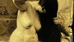 vintage scenes depict erotic bodies in antique passion