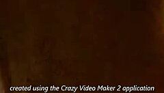 Tranny with monster cock teases boyfriend's tits boldly