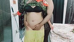 Pakistani maid fucked hard by old daddy intense action