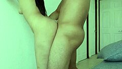 thick legged babe begs pussy lick and ass cumshot