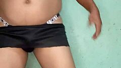 victorias secret purple satin thong striptease dance