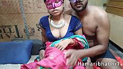 hot indian wife saree blouse romantic pounding