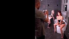 busty blonde teen rides threesome redhead licks pussy deepthroat sloppy