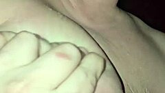 milf rides cock leaking milk from big tits