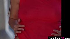 Pilar Lastra Big Tits Shower Striptease