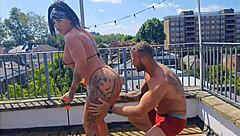 my muscular friend pounded me hard right after training