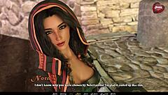 brunette's shaved pussy creampie in sandstorm part 7