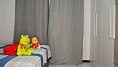 I hid behind the curtain craving your naked curves!