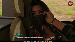 brunette's shaved pussy creampie in sandstorm part 7