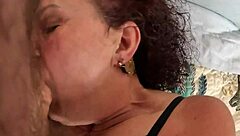 ali allure swallows cum in homemade milf blowjob session