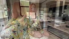 sneak fuck jane cane shiny cock action!