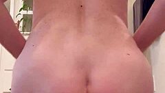 WIDE ANAL GAPE FROM MASSIVE CONE DILDO TRAINING SESSION