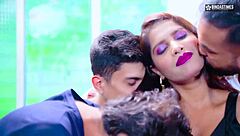 my desi gf's first gangbang multiple face cumshots