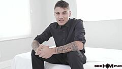 Lolly Dames Lubes And Licks Victor Ray's Ripped Arms!