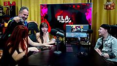 binho licks that pink teen pussy so good on podcast table ruan speechless